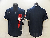 Yankees Blank Navy Nike 2021 MLB All-Star Flexbase Jersey,baseball caps,new era cap wholesale,wholesale hats
